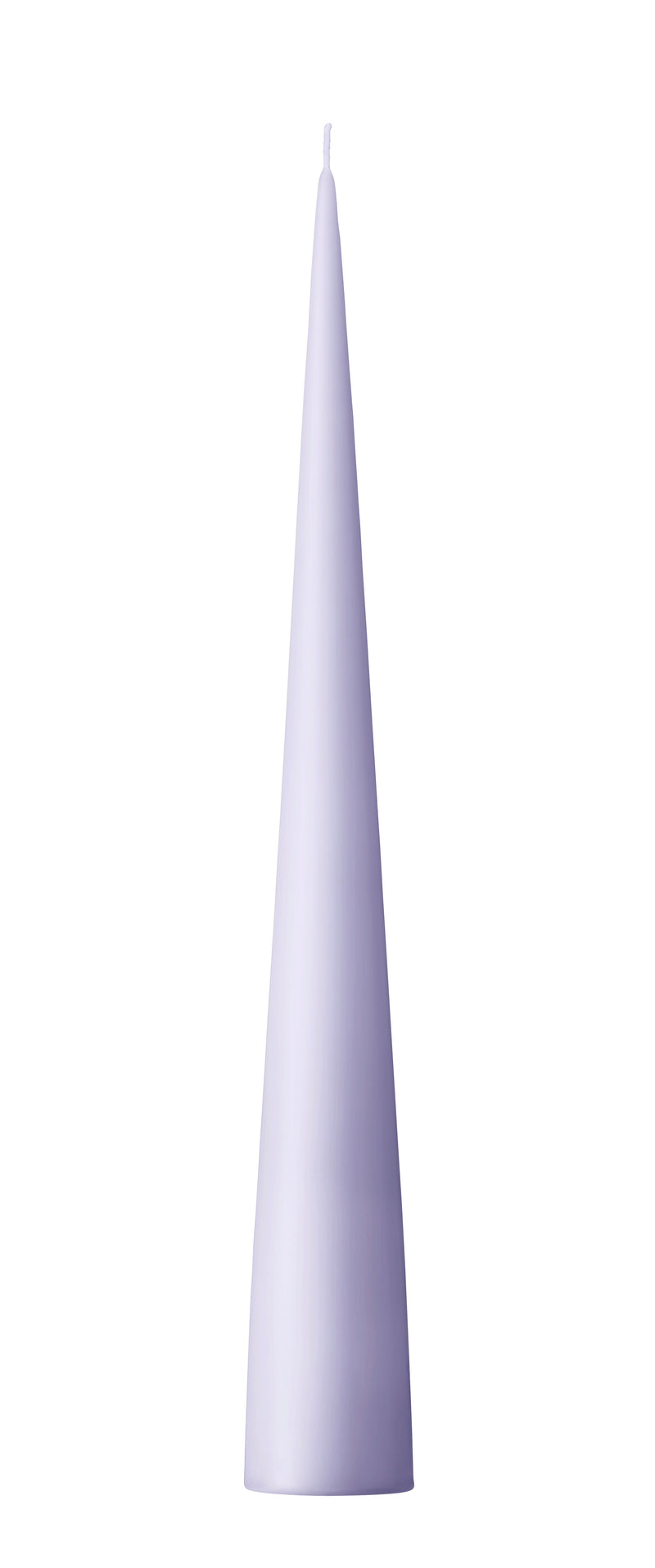 נר קונוס מט 34סמ - Pale Lilac 12