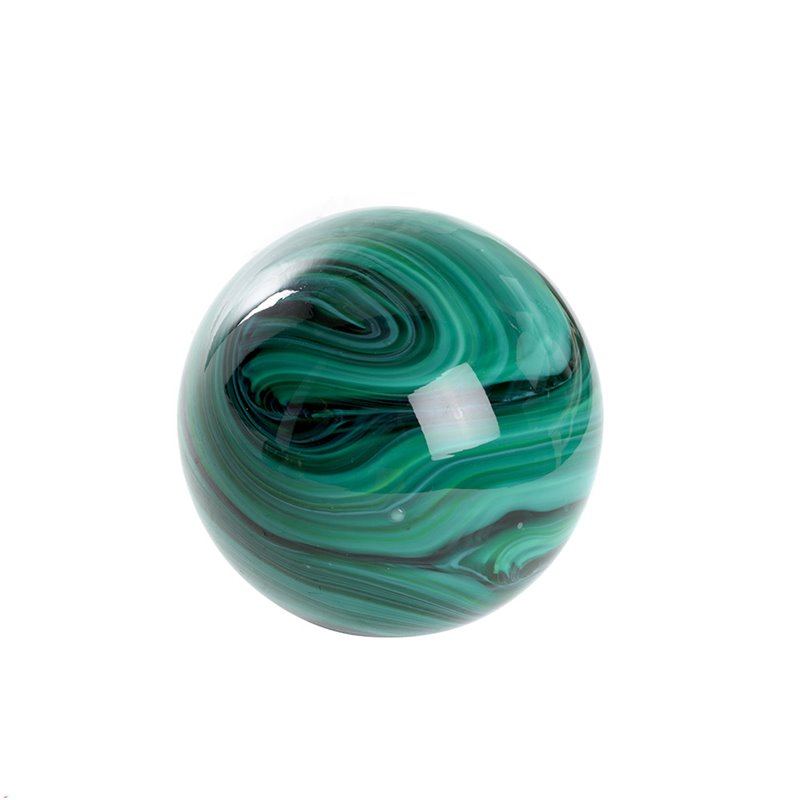 כדור זכוכית בינוני ירוק