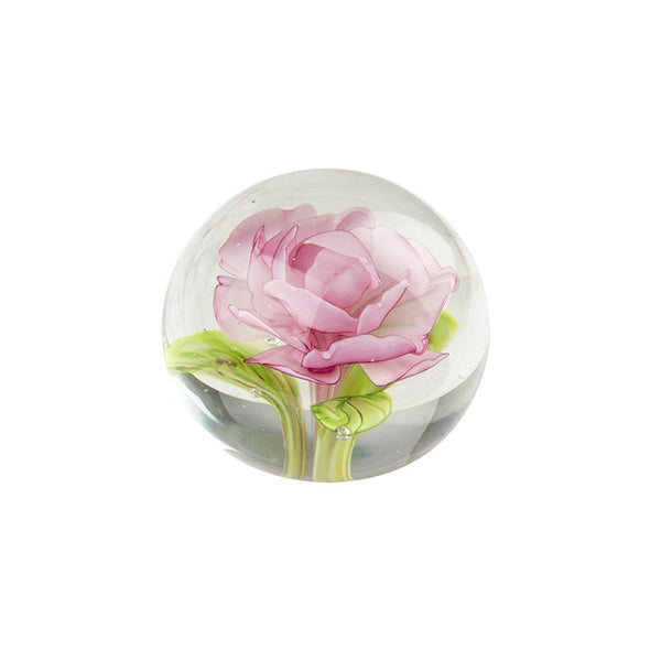 כדור זכוכית פרח קטן